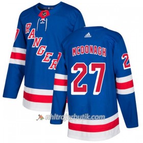 Män Ishockey New York Rangers Tröja Ryan McDonagh 27 Adidas 2017-2018 Blå Authentic